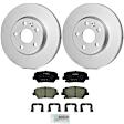 KIT-BS42624-502 2-Wheel Set Front Brake Disc and Pad Kit, 320 mm, Includes (2) Brake Disc and (1) Brake Pad Set