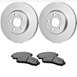 KIT-BS42624-503 2-Wheel Set Rear Brake Disc and Pad Kit, 303 mm, Includes (2) Brake Disc and (1) Brake Pad Set
