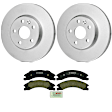 KIT-BS42624-505 2-Wheel Set Brake Disc and Pad Kit, 344.7 mm, Includes (2) Brake Disc and (1) Brake Pad Set
