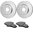 KIT-BS42624-522 2-Wheel Set Rear Brake Disc and Pad Kit, 302 mm, Includes (2) Brake Disc and (1) Brake Pad Set