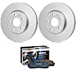 KIT-BS42624-525 2-Wheel Set Front Brake Disc and Pad Kit, 320 mm, Includes (2) Brake Disc and (1) Brake Pad Set
