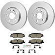 KIT-BS42624-526 2-Wheel Set Front Brake Disc and Pad Kit, 320 mm, Includes (2) Brake Disc and (1) Brake Pad Set