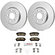 KIT-BS42624-534 2-Wheel Set Brake Disc and Pad Kit, 284 mm, Includes (2) Brake Disc and (1) Brake Pad Set
