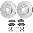 KIT-BS42624-535 2-Wheel Set Brake Disc and Pad Kit, 280 mm, Includes (2) Brake Disc and (1) Brake Pad Set