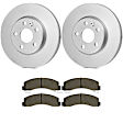 KIT-BS42624-542 2-Wheel Set Front Brake Disc and Pad Kit, 349.9 mm, Includes (2) Brake Disc and (1) Brake Pad Set