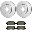 KIT-BS42624-546 2-Wheel Set Front Brake Disc and Pad Kit, 330 mm, Includes (2) Brake Disc and (1) Brake Pad Set