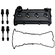 5-Piece Kit Valve Cover, 2.5L, 4Cyl, Includes (4) Ignition Coil and (1) Valve Cover