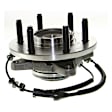 2-Wheel Set Front, Driver and Passenger Side Wheel Hub, 4WD, Production Date From November 29, 2004, 6 Lugs, With Bearing, With Sensor, includes (2) Brake Disc, (1) Brake Pad Set, and (2) Wheel Hub