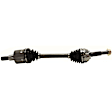 7-Piece Kit Front, Driver and Passenger Side Axle Assembly - New 7-Piece Kit, Includes (2) Brake Disc, (1) Brake Pad Set, (2) Control Arm and (2) Axle Assembly