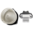 2-Piece Kit Blower Motor Kit, includes (1) Blower Motor and (1) Blower Motor Resistor