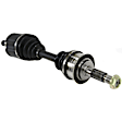 7-Piece Kit Front, Driver and Passenger Side Axle Assembly - New 7-Piece Kit 4WD, Includes (2) Brake Disc, (1) Brake Pad Set, (2) Control Arm and (2) Axle Assembly