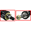 7-Piece Kit Front, Driver and Passenger Side Axle Assembly - New 7-Piece Kit 4WD, Includes (2) Brake Disc, (1) Brake Pad Set, (2) Control Arm and (2) Axle Assembly