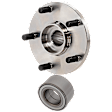 2004-2017 Toyota Camry - 2-Piece Kit Front, Driver or Passenger Side Wheel Hub, 5 Lugs, Without Bearing Includes (1) Wheel Bearing and (1) Wheel Hub