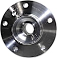 2-Wheel Set Rear Wheel Hub, 5 Lugs, Without Bearing, Includes (2) Wheel Bearing and (2) Wheel Hub
