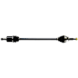 8-Piece Kit Front Axle Assembly, Standard Transmission, 5 Lug, FWD, Includes Brake Discs, Brake Pad Sets, and Control Arms