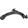 8-Piece Kit Front Axle Assembly, Standard Transmission, 5 Lug, FWD, Includes Brake Discs, Brake Pad Sets, and Control Arms