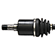 8-Piece Kit Front, Driver and Passenger Side Axle Assembly with Brake Discs, Brake Pad Set, and Control Arm, Standard Transmission, 5 Lug, FWD