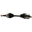 8-Piece Kit Front, Driver and Passenger Side Axle Assembly, Automatic Transmission, 5 Lug, Includes Brake Discs, Brake Pad Sets, and Control Arms