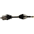 8-Piece Kit Front, Driver and Passenger Side Axle Assembly, Automatic Transmission, 5 Lug, Includes Brake Discs, Brake Pad Sets, and Control Arms