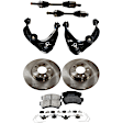 7-Piece Kit Axle Assembly - New 7-Piece Kit, 3.0L, 6Cyl, Includes (2) Brake Disc, (1) Brake Pad Set, (2) Control Arm and (2) Axle Assembly