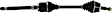 8-Piece Kit Front, Driver and Passenger Side Axle Assembly with Brake Discs, Brake Pad Set, and Control Arms