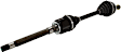 8-Piece Kit Front, Driver and Passenger Side Axle Assembly with Brake Discs, Brake Pad Set, and Control Arms