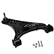 8-Piece Kit Front, Driver and Passenger Side Axle Assembly with Brake Discs, Brake Pad Set, and Control Arms