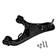 8-Piece Kit Front, Driver and Passenger Side Axle Assembly with Brake Discs, Brake Pad Set, and Control Arms