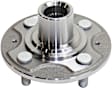 2-Wheel Set Front Wheel Hub, 4 Lugs, Without Bearing, Includes (2) Wheel Hub and (2) Wheel Bearing