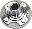 2-Wheel Set Front Wheel Hub, 4 Lugs, Without Bearing, Includes (2) Wheel Hub and (2) Wheel Bearing