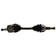 4-Piece Kit Front, Driver and Passenger Side Axle Assembly - New 4-Piece Kit FWD, includes (2) Axle Assembly and (2) Wheel Hub