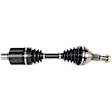 4-Piece Kit Front, Driver and Passenger Side Axle Assembly - New 4-Piece Kit FWD, includes (2) Axle Assembly and (2) Wheel Hub
