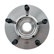 2-Piece Kit Front, Driver or Passenger Side Wheel Hub, 5 Lugs, Without Bearing Includes (1) Wheel Bearing and (1) Wheel Hub