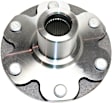 2-Piece Kit Front, Driver or Passenger Side Wheel Hub, 6 Lugs, Without Bearing, 4WD, Includes (1) Wheel Bearing and (1) Wheel Hub