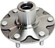 2-Wheel Set Front Wheel Hub, 6 Lugs, Without Bearing, 4WD, Includes (2) Wheel Bearing and (2) Wheel Hub