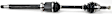 7-Piece Kit Front, Driver and Passenger Side Axle Assembly - New 7-Piece Kit, 2.0L, 4Cyl, Includes (2) Brake Disc, (1) Brake Pad Set, (2) Control Arm and (2) Axle Assembly