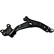 8-Piece Kit Front, Driver and Passenger Side Axle Assembly with Brake Discs, Brake Pad Set, and Control Arms, FWD