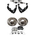 7-Piece Kit Axle Assembly - New 7-Piece Kit, 2.5L, 4Cyl, Includes (2) Brake Disc, (1) Brake Pad Set, (2) Control Arm and (2) Axle Assembly