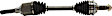 7-Piece Kit Axle Assembly - New 7-Piece Kit, 2.5L, 4Cyl, Includes (2) Brake Disc, (1) Brake Pad Set, (2) Control Arm and (2) Axle Assembly