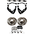 9-Piece Kit Axle Assembly - New 9-Piece Kit, 3.0L, 6Cyl, Includes (2) Brake Disc, (1) Brake Pad Set, (4) Control Arm and (2) Axle Assembly