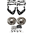 11-Piece Kit Axle Assembly - New 11-Piece Kit, 2.3L, 4Cyl, Includes (2) Brake Disc, (1) Brake Pad Set, (6) Control Arm and (2) Axle Assembly