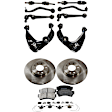 11-Piece Kit Axle Assembly - New 11-Piece Kit, 2.5L, 4Cyl, Includes (2) Brake Disc, (1) Brake Pad Set, (6) Control Arm and (2) Axle Assembly