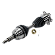 4-Piece Kit Front, Driver and Passenger Side Axle Assembly, 4WD, includes (2) Axle Assembly and (2) Wheel Hub