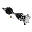 4-Piece Kit Front, Driver and Passenger Side Axle Assembly, 4WD, includes (2) Axle Assembly and (2) Wheel Hub