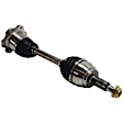 7-Piece Kit Front, Driver and Passenger Side Axle Assembly, New Kit, Includes (2) Brake Disc, (1) Brake Pad Set, (2) Axle Assembly and (2) Control Arm