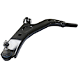 8-Piece Kit Front Axle Assembly with Brake Discs, Brake Pad Set, and Control Arms, FWD