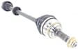 8-Piece Kit Front, Driver and Passenger Side Axle Assembly, with Brake Discs, Brake Pad Sets, and Control Arms, FWD, Manual Transmission, Standard Duty Replacement
