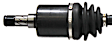 8-Piece Kit Front, Driver and Passenger Side Axle Assembly with Brake Discs, Brake Pad Set, and Control Arms, Standard Transmission