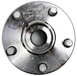 2-Wheel Set Front Wheel Hub, 5 Lugs, Without Bearing, Includes (2) Wheel Hub and (2) Wheel Bearing