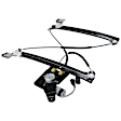 2-Piece Kit Rear, Driver Side Door Glass, Gray Tint Privacy, DD09735 YPNN, Includes (1) Door Glass and (1) Window Regulator
